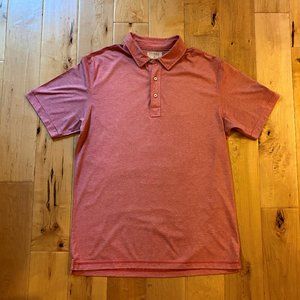 Linksoul Martin Textured Polo Soft Red